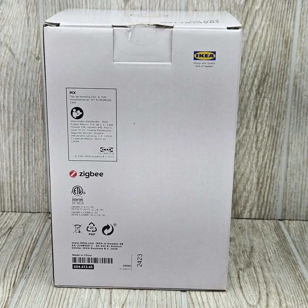 IKEA Tradfri LED 450lm 5W Smart Bulb E26 2700K Warm White Zigbee 604.413.45